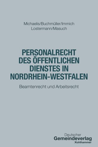 Personalrecht des Öffentlichen Dienstes in Nordrhein-Westfalen