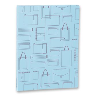 Katalogová kniha Foldermate Vintage A4, 30 folií - modrá