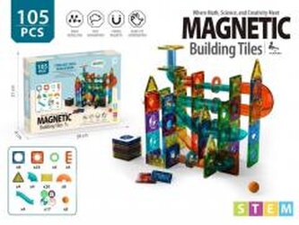 Klocki magnetyczne 105el Klocki magnetyczne 105el