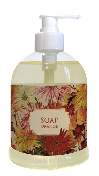 Tekuté mýdlo Orange Autumn Plants