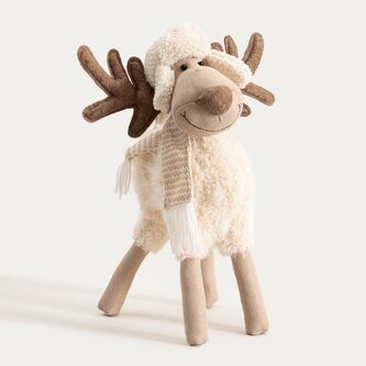 Gnome | TAPAN | stojící sob s pilotní čepicí | 47 cm | 751684