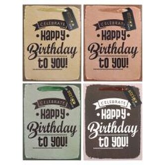 Torba prezentowa Party 18x23x10cm mix STRIGO