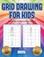 Step by step drawing book for kids 6- 8 (Grid drawing for kids - Anime): This book teaches kids how to draw using grids