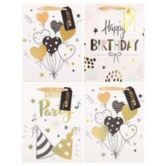 Torba prezentowa Party 18x23x10cm mix STRIGO