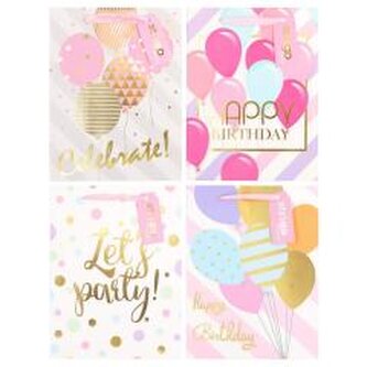 Torba prezentowa Party 18x23x10cm mix STRIGO