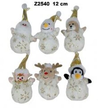 Bałwan Zwierzęta 12cm MIX