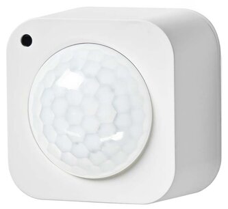 NEDIS chytrý detektor pohybu/ Zigbee 3.0/ napájení z baterie/ životnost baterie 24m/ úhel 100 °/ rozsah 7 m/ bílý