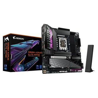 GIGABYTE MB Sc LGA1851 B860M AORUS ELITE WIFI6E, Intel B860, 4xDDR5, 1xUSB4, 1xDP, 1xHDMI, WiFi, mATX