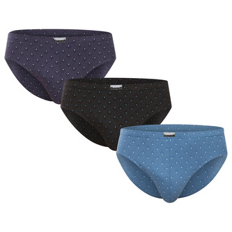 3PACK pánské slipy Andrie vícebarevné (PS 3592) L