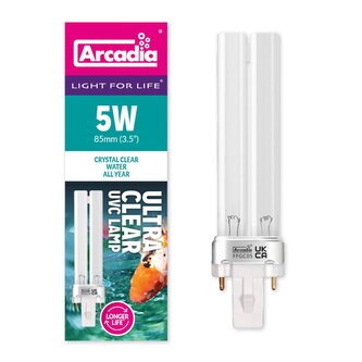 Arcadia Compact Ultra Clear UVC 5W,G23,100mm