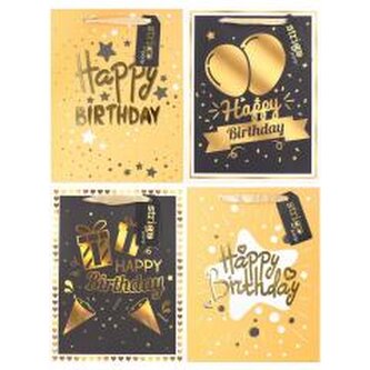 Torba prezentowa Party 18x23x10cm mix STRIGO