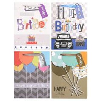 Torba prezentowa Party 18x23x10cm mix STRIGO