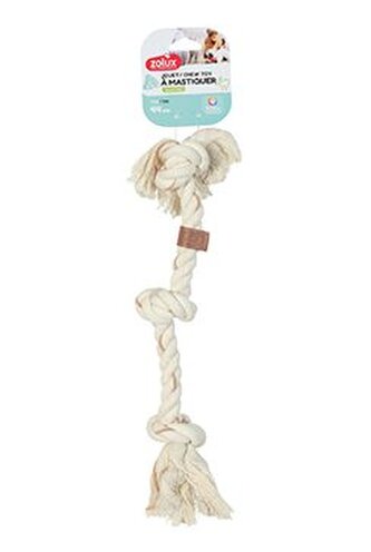 Hračka pes LEATHER TOUCH Uzel 44cm Zolux