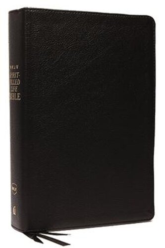 NKJV, Spirit-Filled Life Bible, Third Edition, Genuine Leather, Black, Red Letter Edition, Comfort Print, Comfort Print NKJV, Spirit-Filled Life Bible, Third Edition, Genuine Leather, Black, Red Letter Edition, Comfort Print, Comfort Print