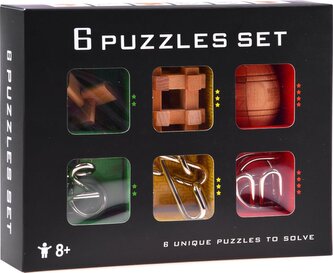 PIXINO Sada 6 hlavolamů