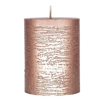 ARÔME Rustikální svíčka 7x15cm Metalická barva Hnědá (Copper)