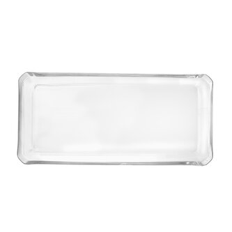 Tác sklo servírovací Grace 29,8x14 cm Tác sklo servírovací Grace 29,8x14 cm