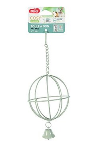 Jesličky na seno COSY kov koule zelená Zolux