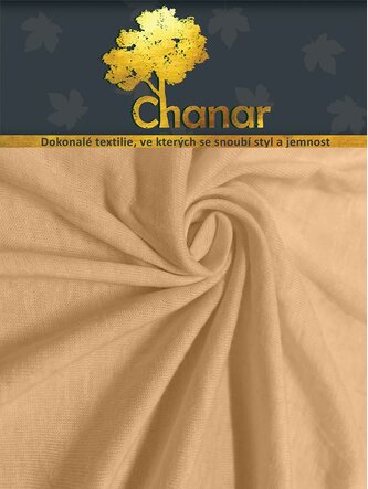 Prostěradlo Jersey Top 120x200 cm béžová