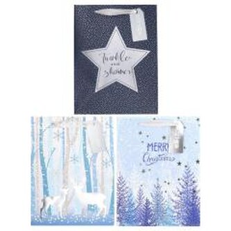 Torba prezentowa Święta 18x23x10cm mix STRIGO