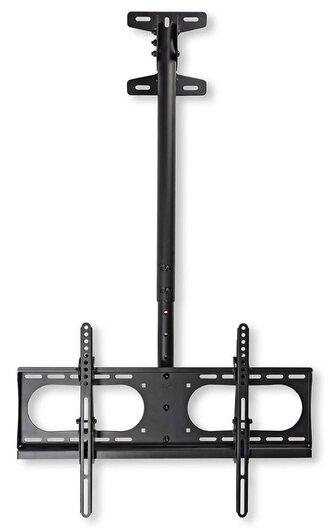 NEDIS stropní držák pro LCD a TV/ 42 - 65"/ nosnost 45 kg/ náklon ± 15°/ otáčení 24°/+24°/ ocel/ černý