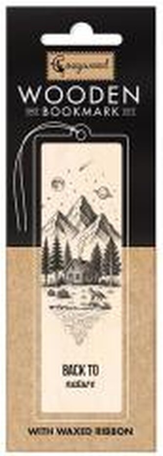 Zakładka drewniana Back to nature