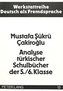 Analyse türkischer Schulbücher der 5./6. Klasse