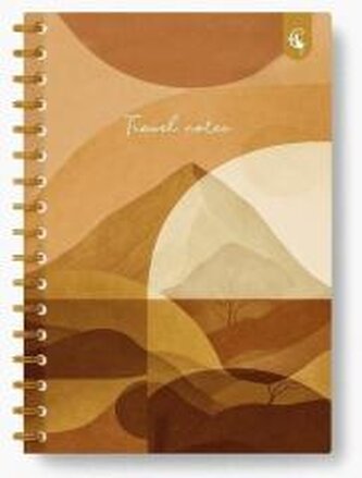 Kołonotatnik ozdobny B5/160K kratka Podróże