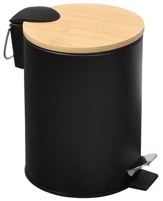 Kosmetický koš s tichým zavíráním 3 l, černý KESPER 90166