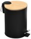 Kosmetický koš s tichým zavíráním 3 l, černý KESPER 90166