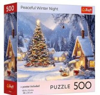 Puzzle 500 USA Collection: Seasons Greetings Peace