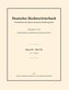 Deutsches Rechtswörterbuch Band XIV, Heft 9/10