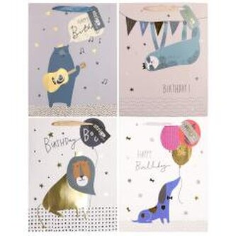 Torba prezentowa Party 26x12x32cm mix STRIGO