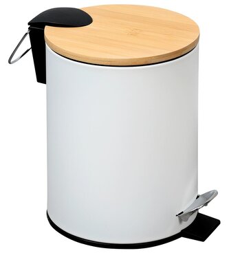 Kosmetický koš s tichým zavíráním 3 l, bílý KESPER 90165