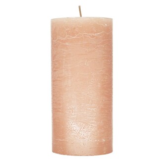 ARÔME Rustikální svíčka 7x10cm Obyčejná barva Korálově červená