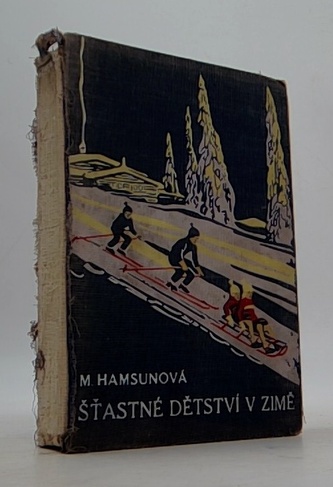 Šťastné dětství v zimě - Čtyři veselé děti v zimě