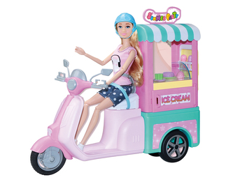 Panenka zmrzlinářka 30cm Panenka zmrzlinářka 30cm