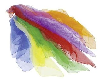 Šátky na žonglování, 6 ks