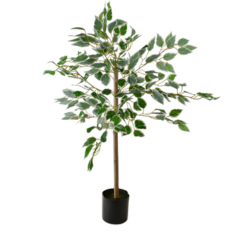 VIRIDIS Sztuczny kwiat fikus benjamin 13x13x96cm