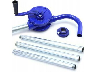 Ruční čerpadlo na olej a naftu modré RIPPER