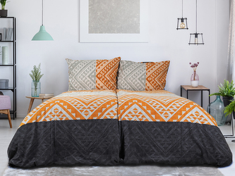 B.E.S. - Petrovice, s.r.o. Bavlněné flanelové povlečení české výroby - Etnic Terra