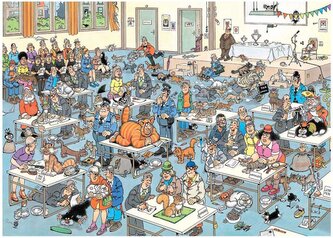 JUMBO Puzzle JvH Kočičí přehlídka 1000 dílků