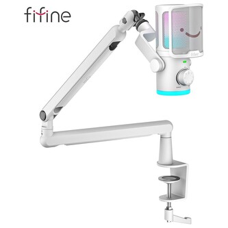 Fifine TAM6 mikrofon bílý