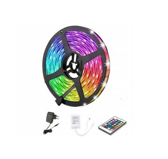 Leventi Barevný LED 2835 RGB pásek s trafem a dálkovým ovládáním - 5m