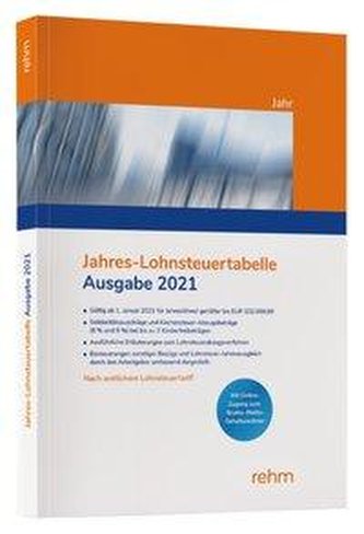 Jahres-Lohnsteuertabelle 2021