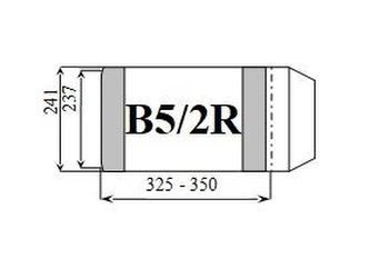 Okładka książkowa regulowana B5/2R (25szt) D&D;