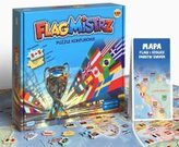 Puzzle konturowe Flagmistrz. Flagi i stolice...
