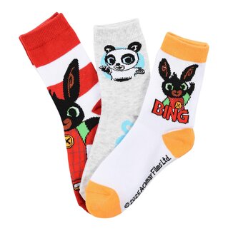 SADA 3 KS  PONOŽKY BING - velikost 23-26 SADA 3 KS  PONOŽKY BING - velikost 23-26