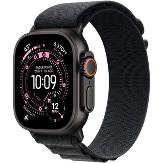 Apple Watch 49/46/45/44mm černý Alpský tah střední černý titan