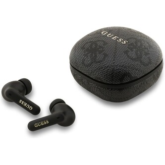 Guess PU 4G Script Logo ENC TWS Bezdrátová sluchátka černá